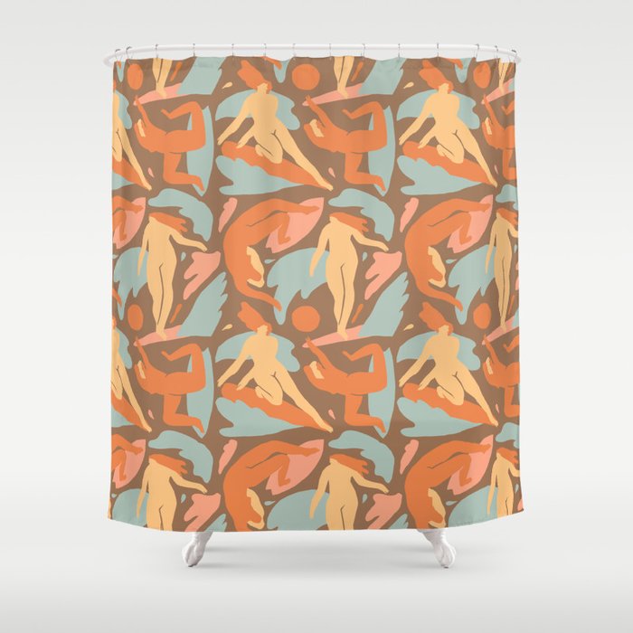Flow pattern Shower Curtain Gallery Image 1