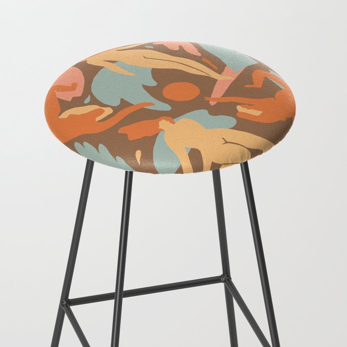 Flow pattern Stool Gallery Image 2