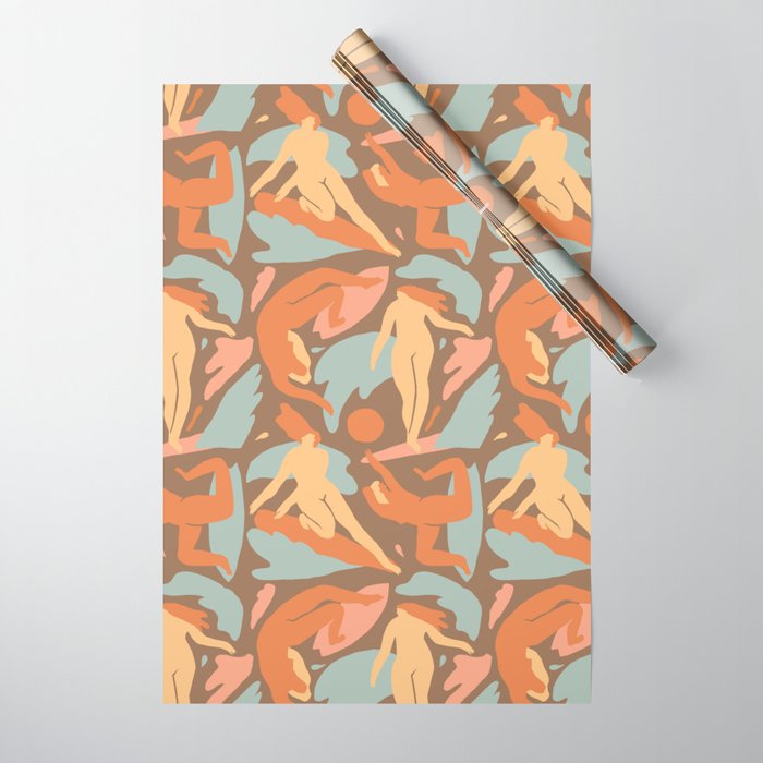 Flow pattern Wrapping Paper Gallery Image 1