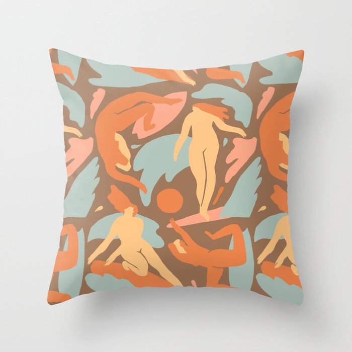 Flow pattern Throw Pillow Gallery Image 6