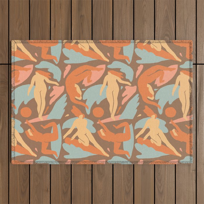 Flow pattern Outdoor Rug Gallery Image 1
