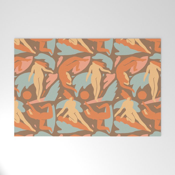 Flow pattern Welcome Mat Gallery Image 1
