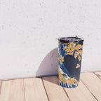 Shiba Inu The Great Wave in Night Travel Mug Gallery Image 4