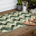 Groovy Sage Outdoor Rug Gallery Image 2