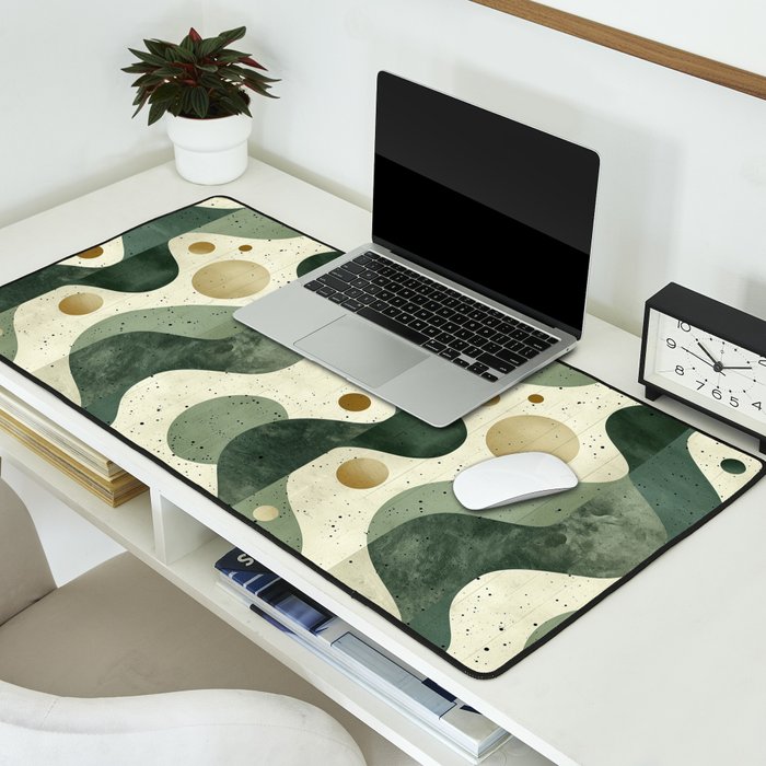Groovy Sage Desk Mat Gallery Image 2