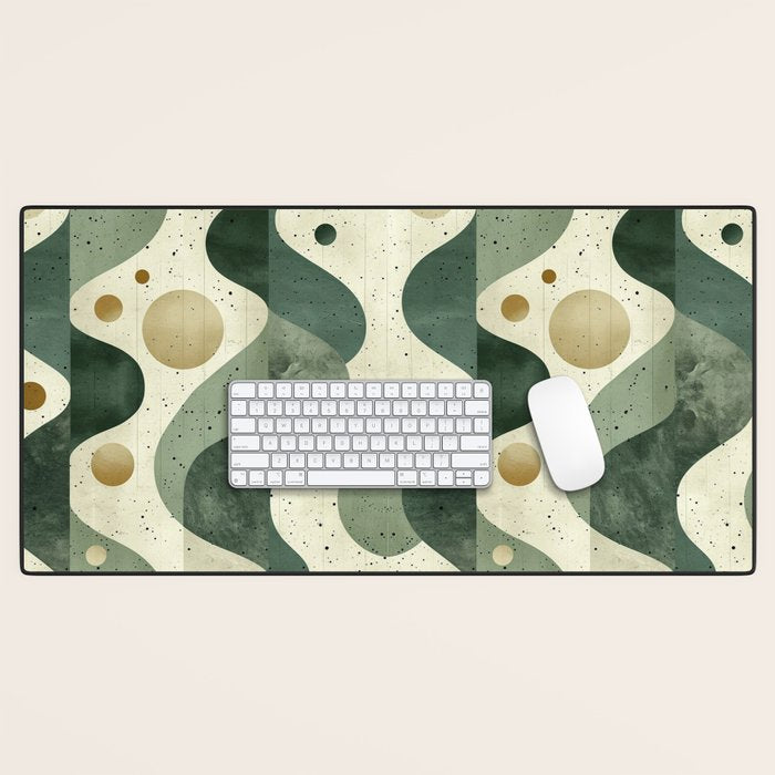 Groovy Sage Desk Mat Gallery Image 1