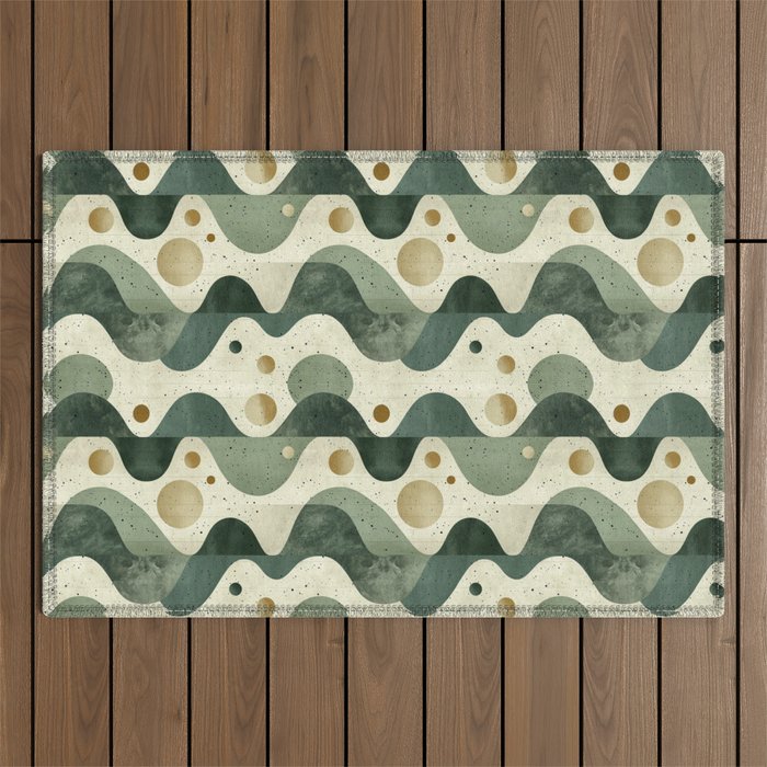 Groovy Sage Outdoor Rug Gallery Image 1