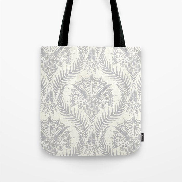 Triceratops Damask Tote Bag Gallery Image 1