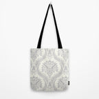 Triceratops Damask Tote Bag Gallery Image 2