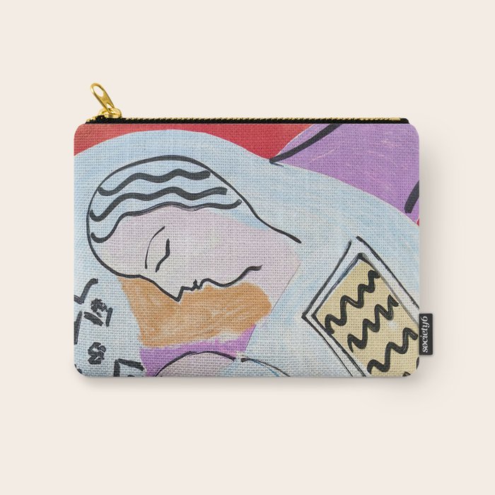 Henri Matisse - The Dream - 1940 Artwork Carry All Pouch Gallery Image 1