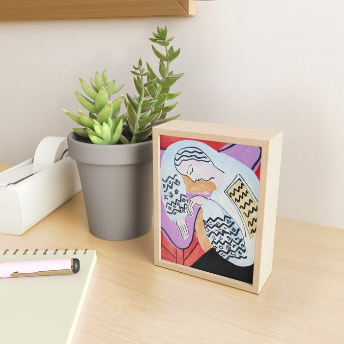Henri Matisse - The Dream - 1940 Artwork Mini Art Print Gallery Image 2