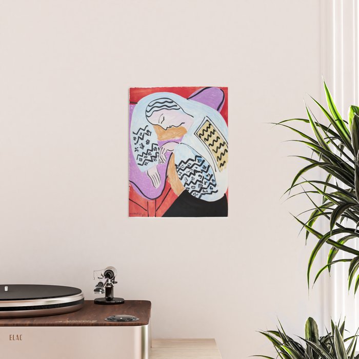 Henri Matisse - The Dream - 1940 Artwork Poster Gallery Image 2