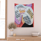 Henri Matisse - The Dream - 1940 Artwork Wall Tapestry Gallery Image 2