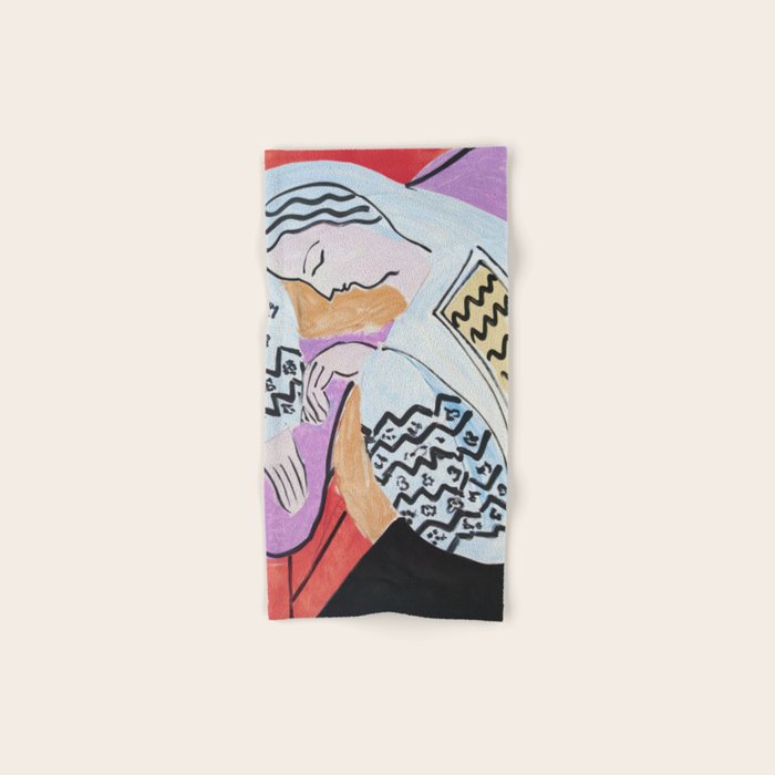 Henri Matisse - The Dream - 1940 Artwork Bath Towel Gallery Image 1