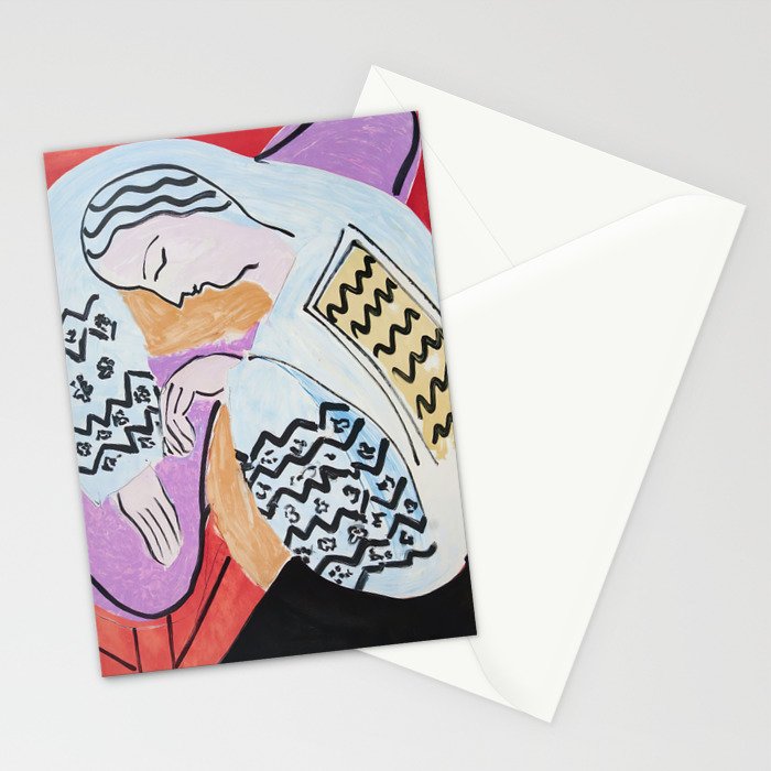 Henri Matisse - The Dream - 1940 Artwork Stationery Card Gallery Image 2