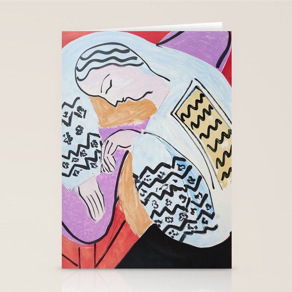 Henri Matisse - The Dream - 1940 Artwork Stationery Card Gallery Image 2