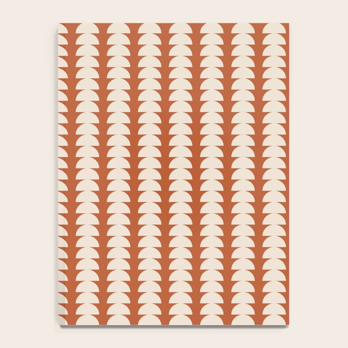 Maude Pattern - Vintage Orange Notebook Gallery Image 4