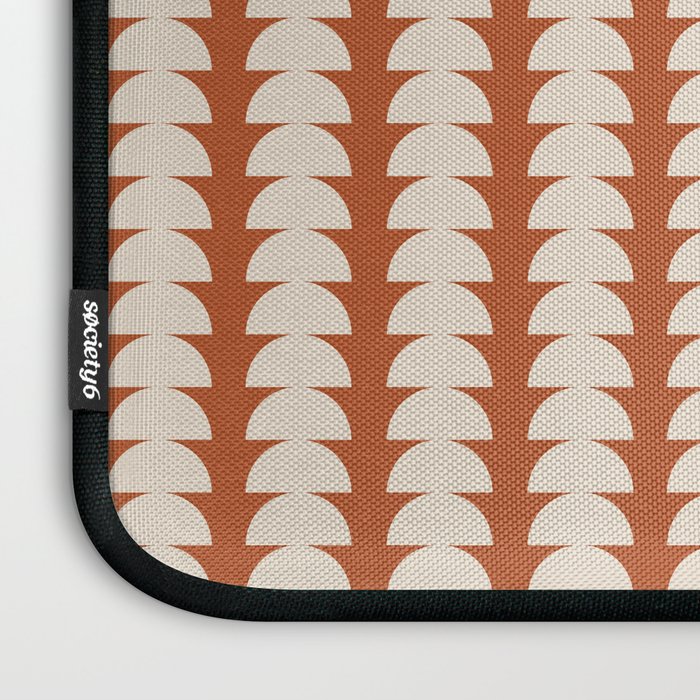 Maude Pattern - Vintage Orange Laptop Sleeve Gallery Image 3