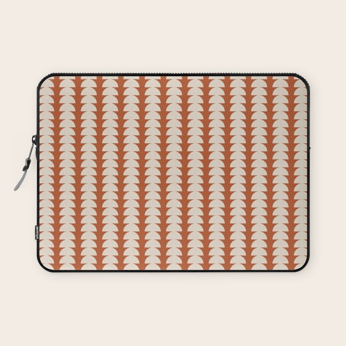 Maude Pattern - Vintage Orange Laptop Sleeve Gallery Image 1