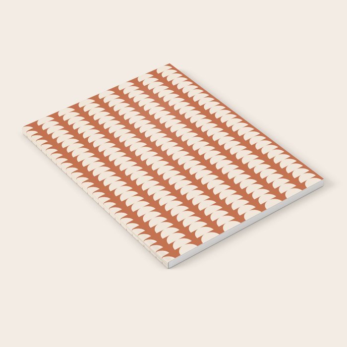 Maude Pattern - Vintage Orange Notebook Gallery Image 2
