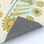 surfs up little ones // retro surf art by surfy birdy Rug Gallery Image 4