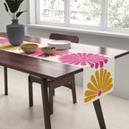 Retro Summer Daisies VII Table Runner Gallery Image 2