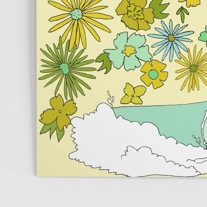 retro daydreams hang 10 florida // retro surf art by surfy birdy Poster Gallery Image 3