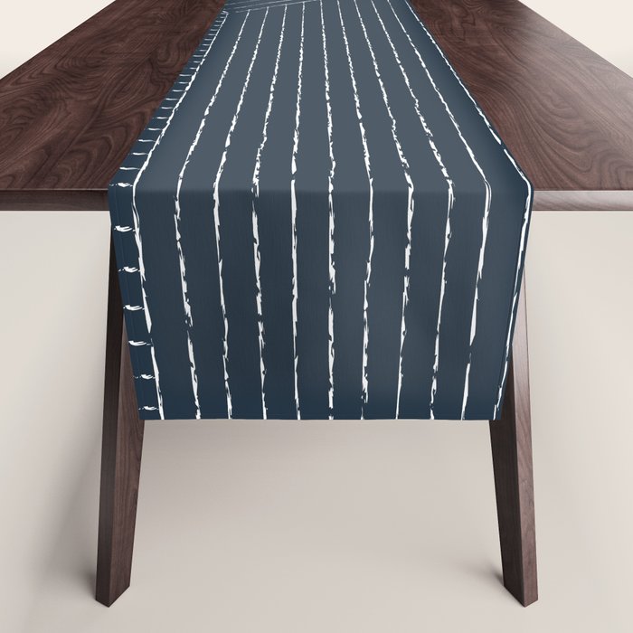 Lines (Annapolis Blue) Table Runner Gallery Image 1