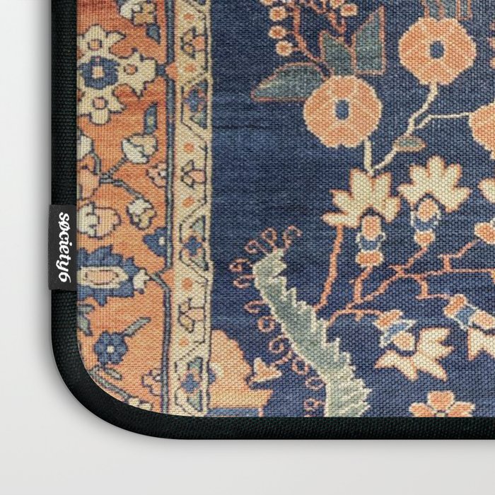 Sarouk Persian Floral Rug Print Laptop Sleeve Gallery Image 3