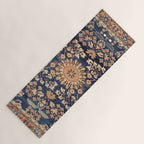 Sarouk Persian Floral Rug Print Yoga Mat Gallery Image 1