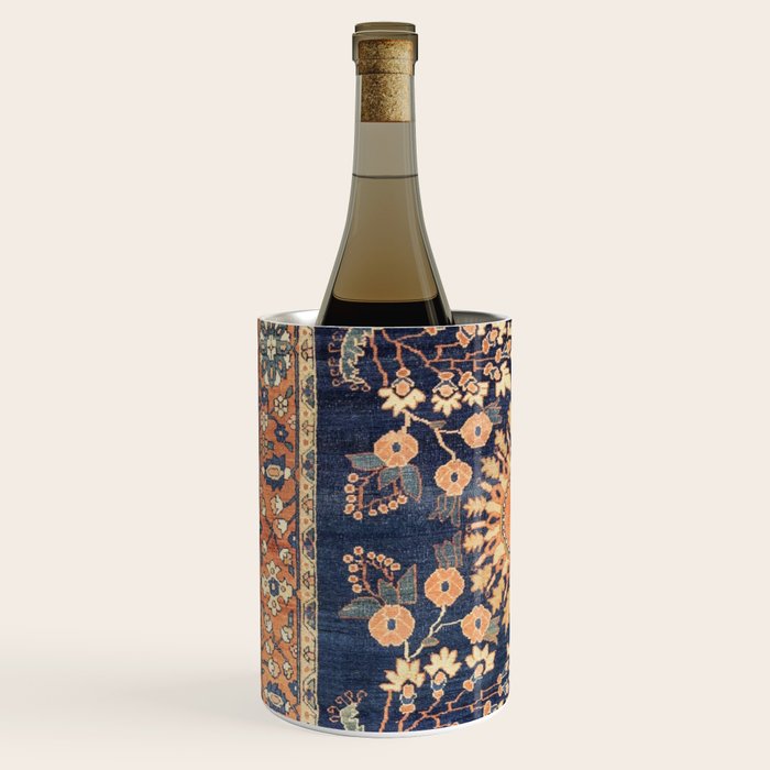 Sarouk Persian Floral Rug Print Wine Chiller Gallery Image 2