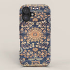 Sarouk Persian Floral Rug Print iPhone Case Gallery Image 1