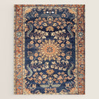 Sarouk Persian Floral Rug Print Jigsaw Puzzle Gallery Image 1