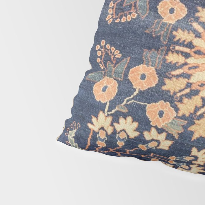 Sarouk Persian Floral Rug Print Pillow Sham Gallery Image 4