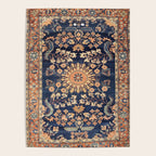 Sarouk Persian Floral Rug Print Poster Gallery Image 4