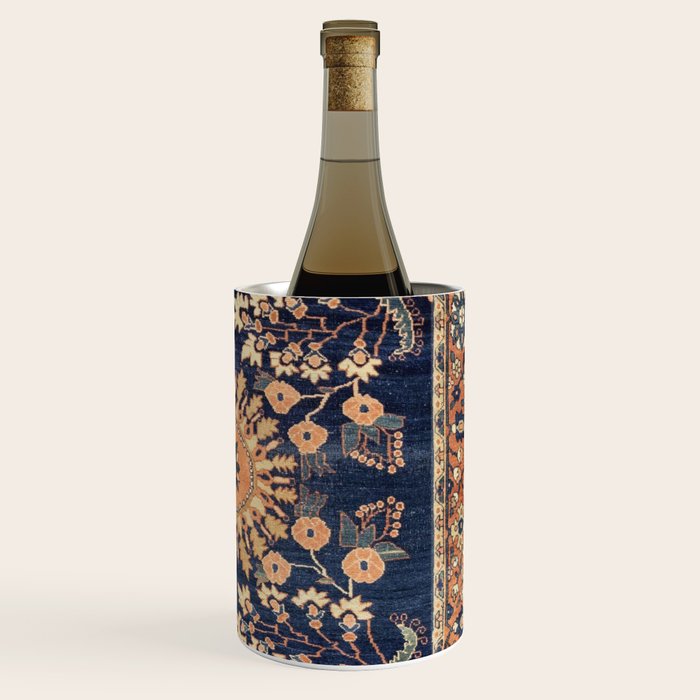 Sarouk Persian Floral Rug Print Wine Chiller Gallery Image 3