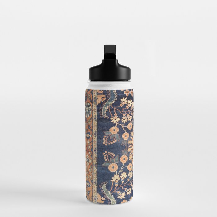 Sarouk Persian Floral Rug Print Water Bottle Gallery Image 3
