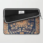 Sarouk Persian Floral Rug Print Laptop Sleeve Gallery Image 2