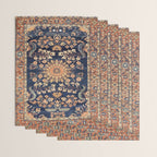 Sarouk Persian Floral Rug Print Wrapping Paper Gallery Image 3