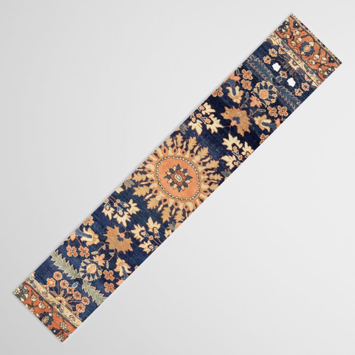 Sarouk Persian Floral Rug Print Table Runner Gallery Image 3