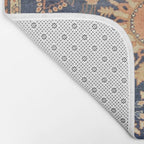 Sarouk Persian Floral Rug Print Bath Mat Gallery Image 2