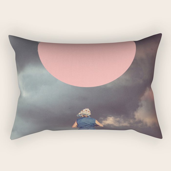 You brought Calm Within Me Rectangular Pillow Gallery Image 1