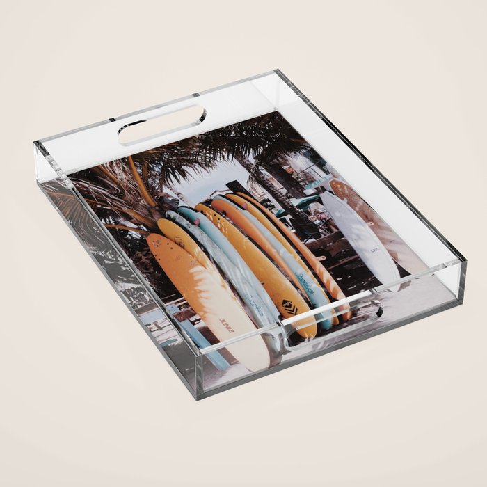 lets surf xxxvi - sayulita - mexico Acrylic Tray Gallery Image 1