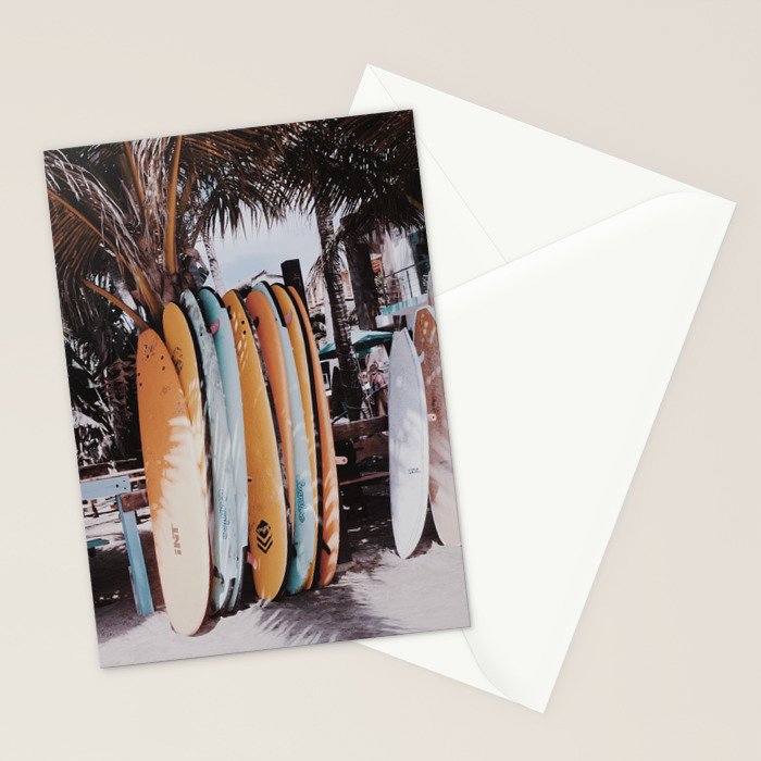 lets surf xxxvi - sayulita - mexico Stationery Card Gallery Image 2