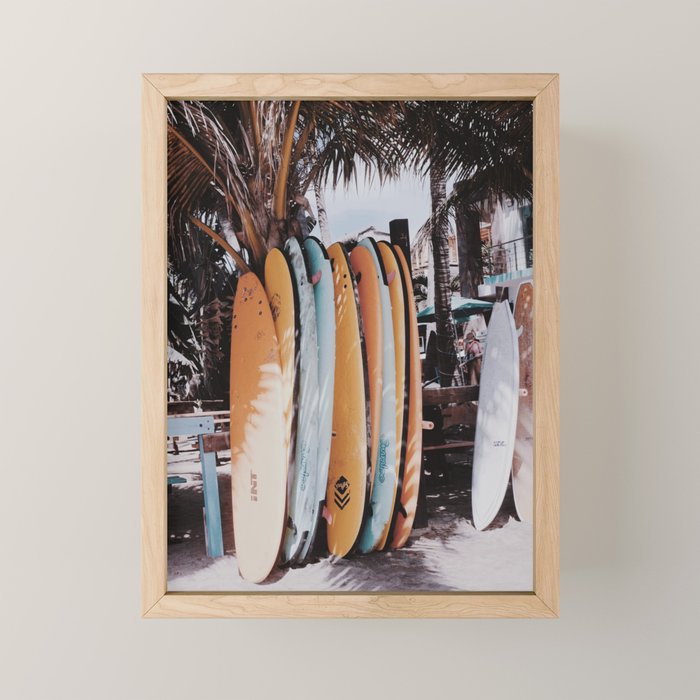 lets surf xxxvi - sayulita - mexico Mini Art Print Gallery Image 1