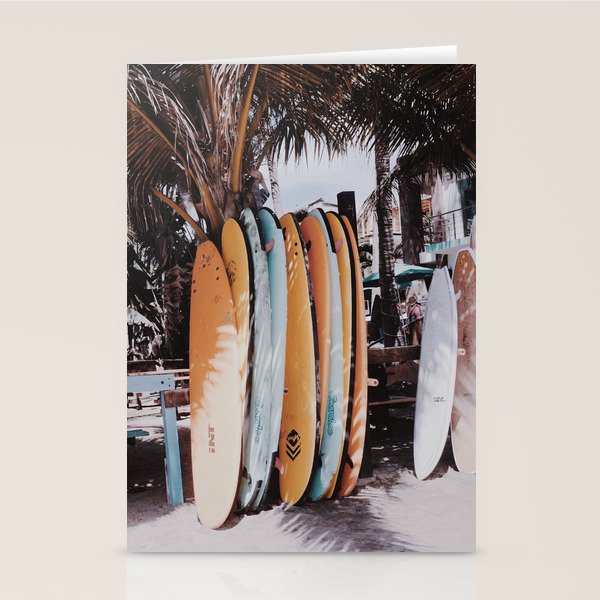 lets surf xxxvi - sayulita - mexico Stationery Card Gallery Image 2