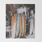 lets surf xxxvi - sayulita - mexico Throw Blanket Gallery Image 2