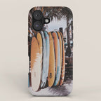 lets surf xxxvi - sayulita - mexico iPhone Case Gallery Image 1