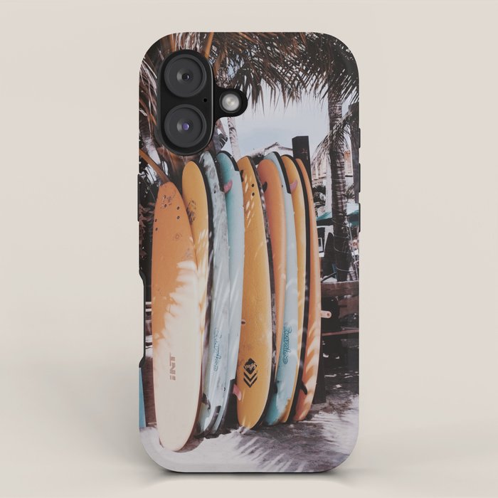 lets surf xxxvi - sayulita - mexico iPhone Case Gallery Image 1