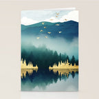 Mist Reflection Stationery Card Gallery Image 2